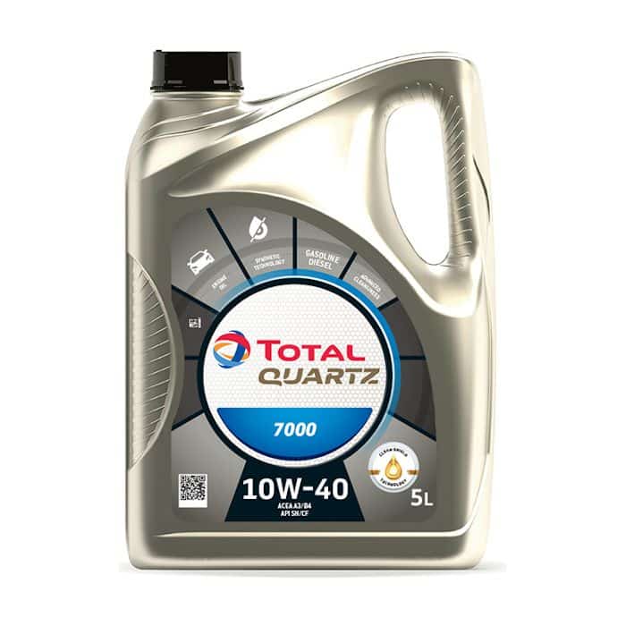 TOTAL Motorno Ulje Quartz 7000 10w40 5L BENZIN | Lefindes