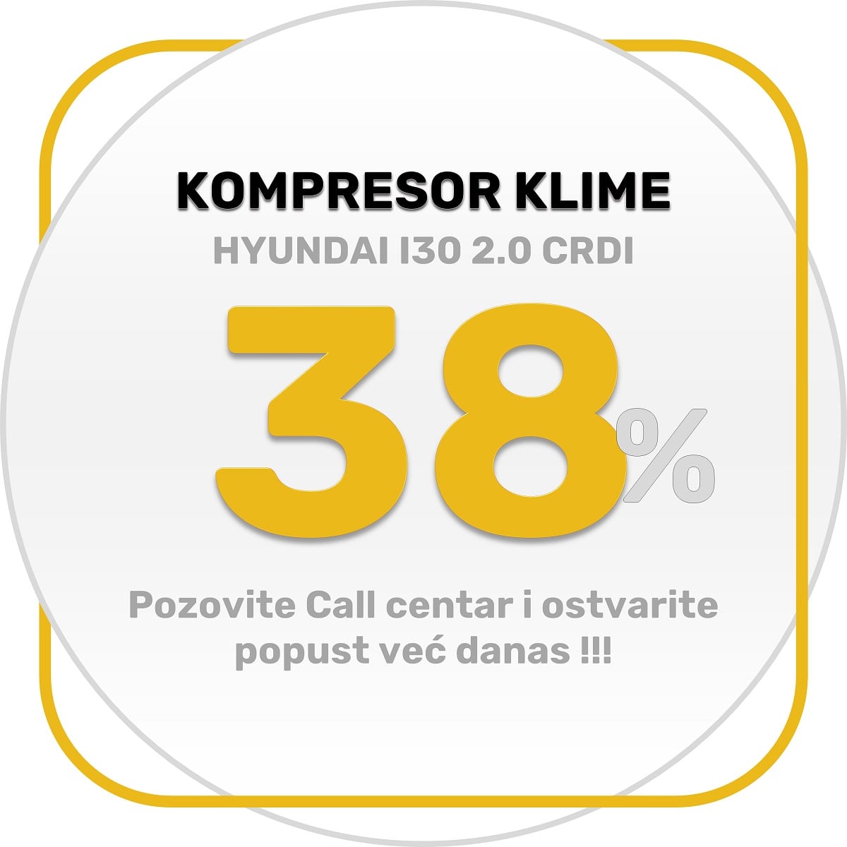 Kompresor klime Hyundai I30 cena, Kompresor klime Hyundai I30