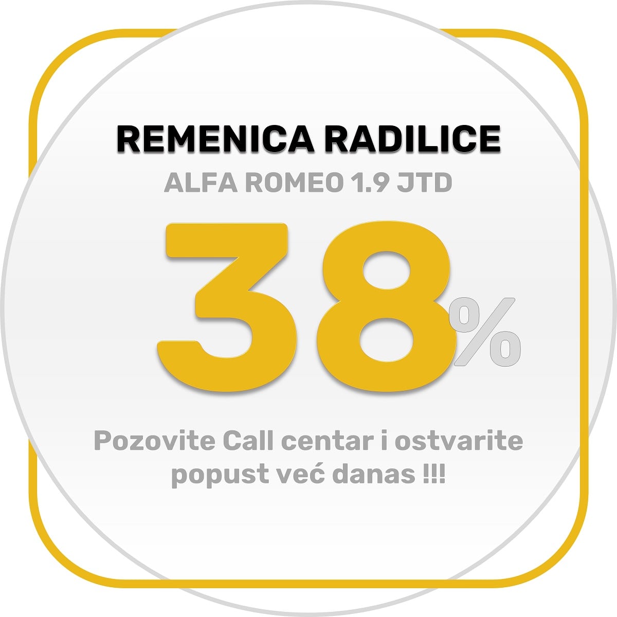 remenica radilice alfa 159, remenica radilice alfa romeo 159