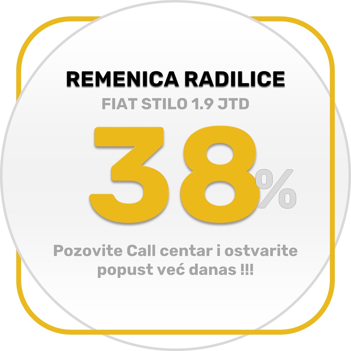 remenica radilice fiat stilo 1.9 jtd cena, remenica radilice fiat stilo